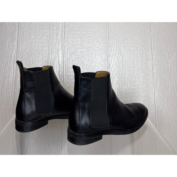 EVERLANE Black Leather Modern Chelsea Boots US 7 - Picture 5 of 11